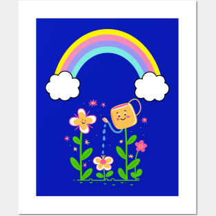 Cute Flowers Earth Day Celebration Posters and Art